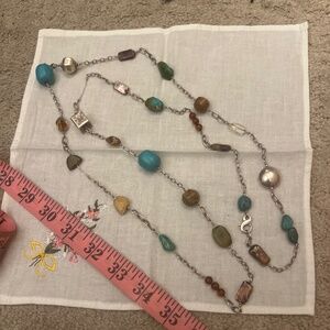 Turquoise and other stones necklace